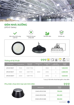 Báo giá đèn Led Nhà Xưởng 2025